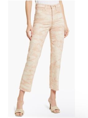 AG Alexxis High Waist Straight Leg Crop Jeans